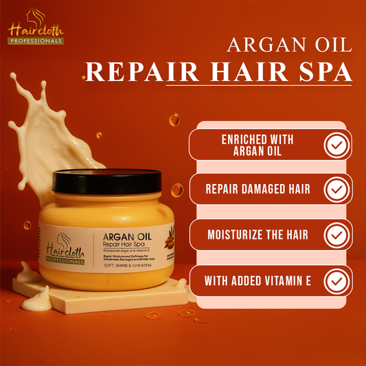 Haircloth Professionals Argan Oil Repair Hair Spa (1000 ML)